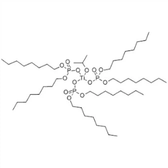 Titanato di isopropil Tri (diottilfosfato) CAS n. 65345-34-8
